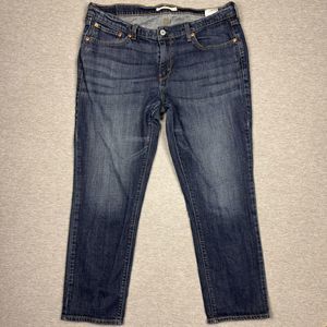 levis 887 jeans womens tagged 31 W33xL26 boyfriend cut blue denim